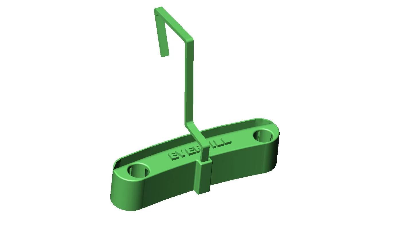 EverFill dispenser shown from above with its refill openings and hanger
